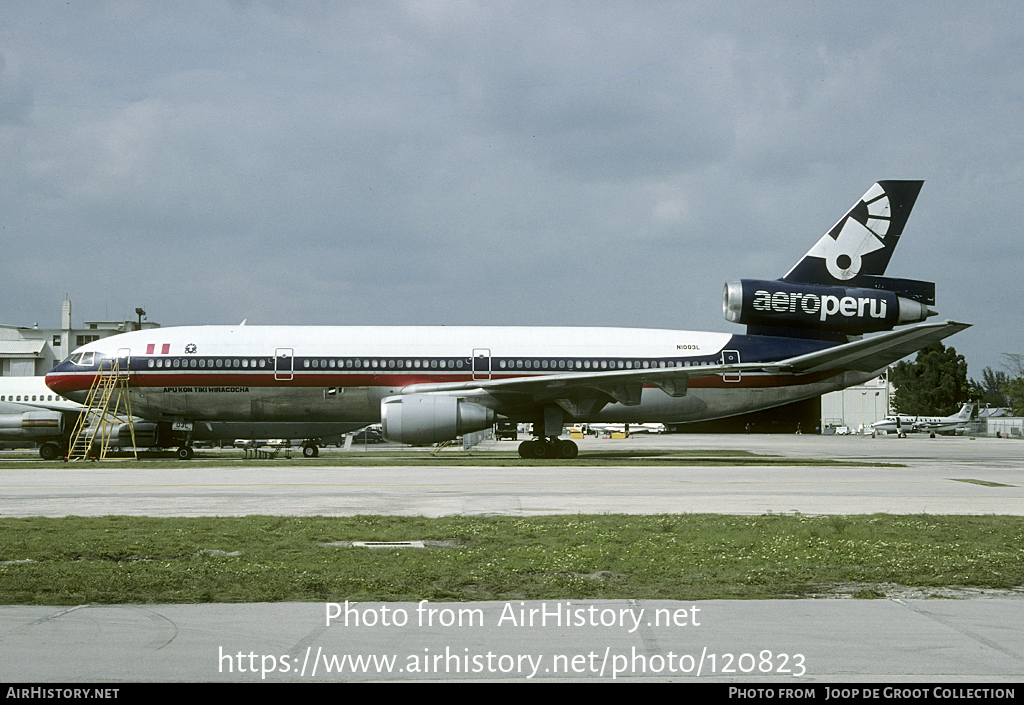 Aircraft Photo of N1003L | McDonnell Douglas DC-10-15 | AeroPeru | AirHistory.net #120823