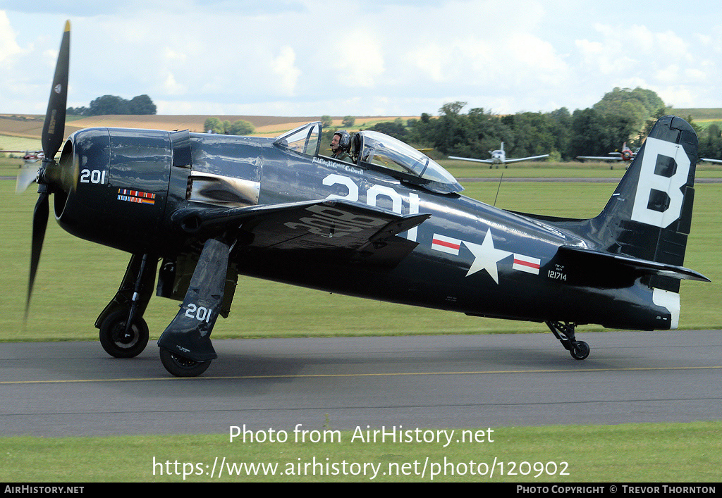 Aircraft Photo of G-RUMM / 121714 | Grumman F8F-2P Bearcat | USA - Navy | AirHistory.net #120902