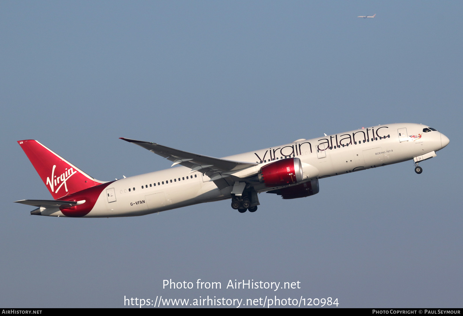 Aircraft Photo of G-VFAN | Boeing 787-9 Dreamliner | Virgin Atlantic Airways | AirHistory.net #120984