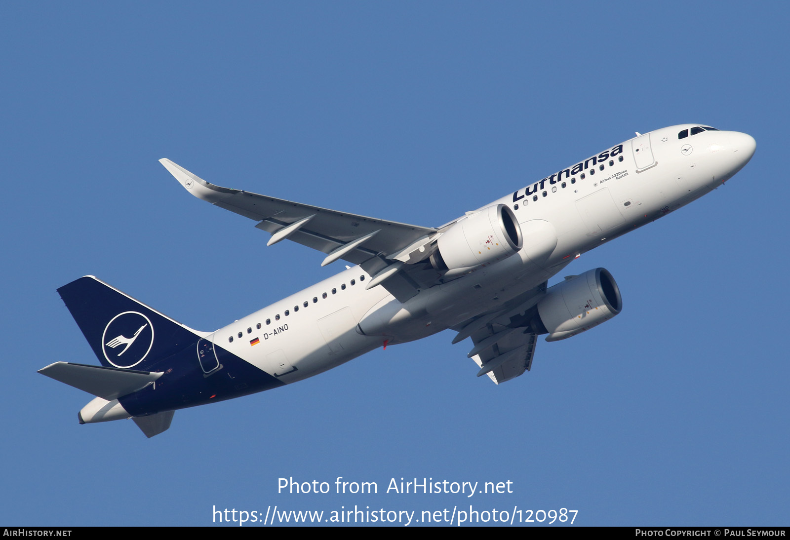 Aircraft Photo of D-AINO | Airbus A320-271N | Lufthansa | AirHistory.net #120987