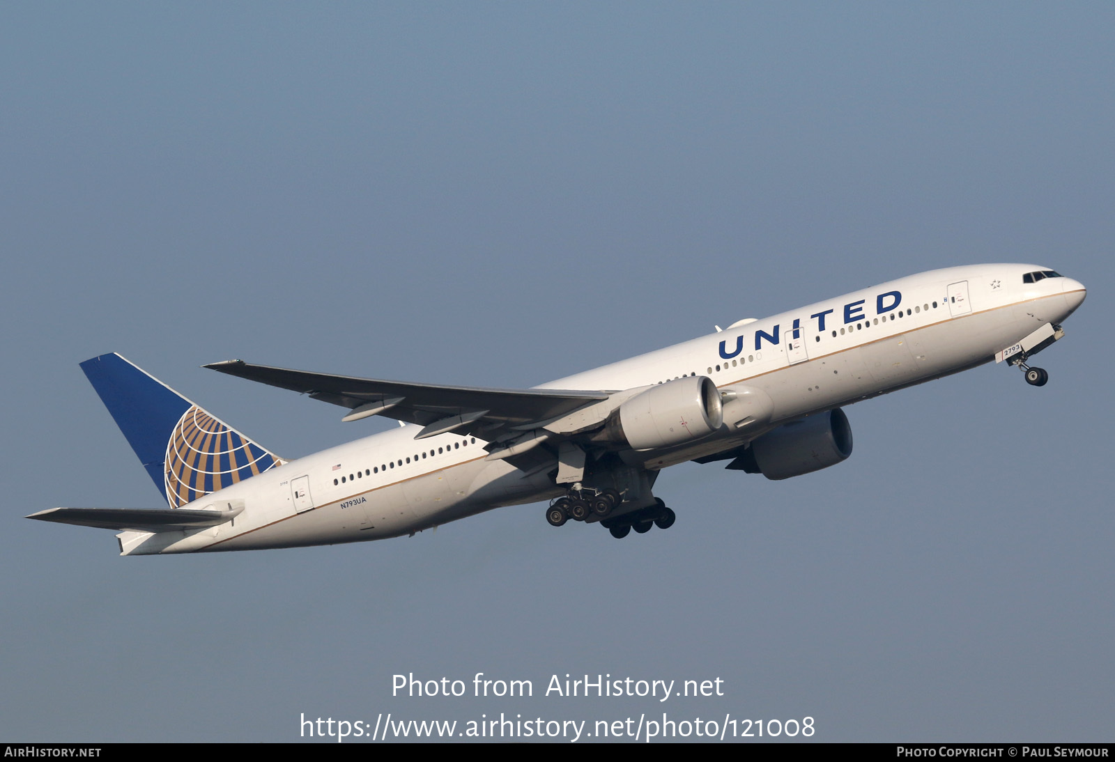 Aircraft Photo of N793UA | Boeing 777-222/ER | United Airlines | AirHistory.net #121008