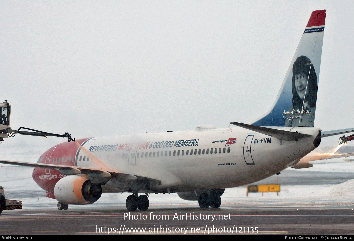 Aircraft Photo of EI-FVM | Boeing 737-800 | Norwegian | AirHistory.net #121135