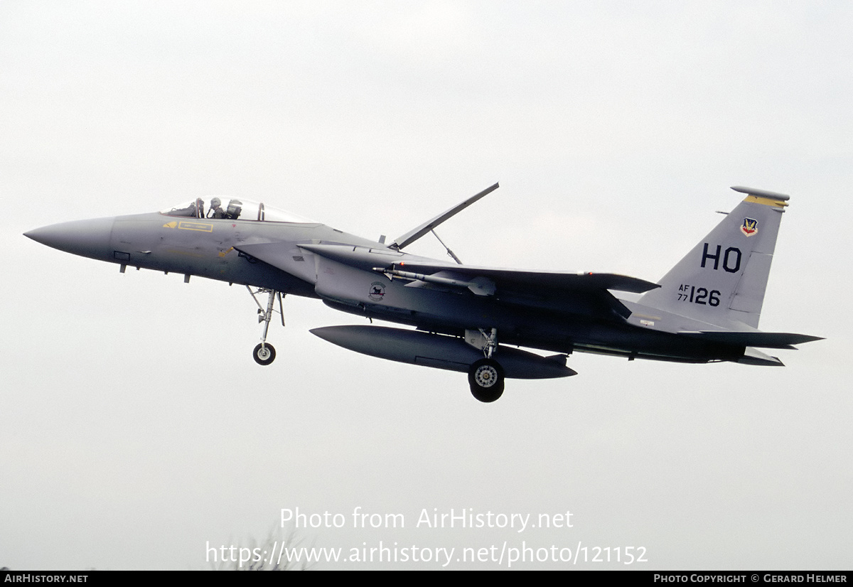 Aircraft Photo of 77-0126 / AF77-126 | McDonnell Douglas F-15A Eagle | USA - Air Force | AirHistory.net #121152