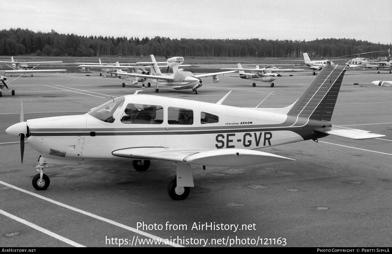 Aircraft Photo of SE-GVR | Piper PA-28R-200 Cherokee Arrow II | AirHistory.net #121163