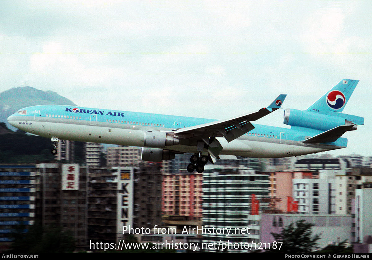 Aircraft Photo of HL7374 | McDonnell Douglas MD-11 | Korean Air | AirHistory.net #121187