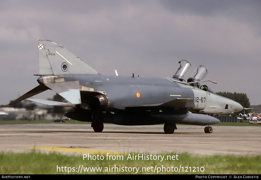 Aircraft Photo of CR12-58 | McDonnell RF-4C Phantom II | Spain - Air Force | AirHistory.net #121210