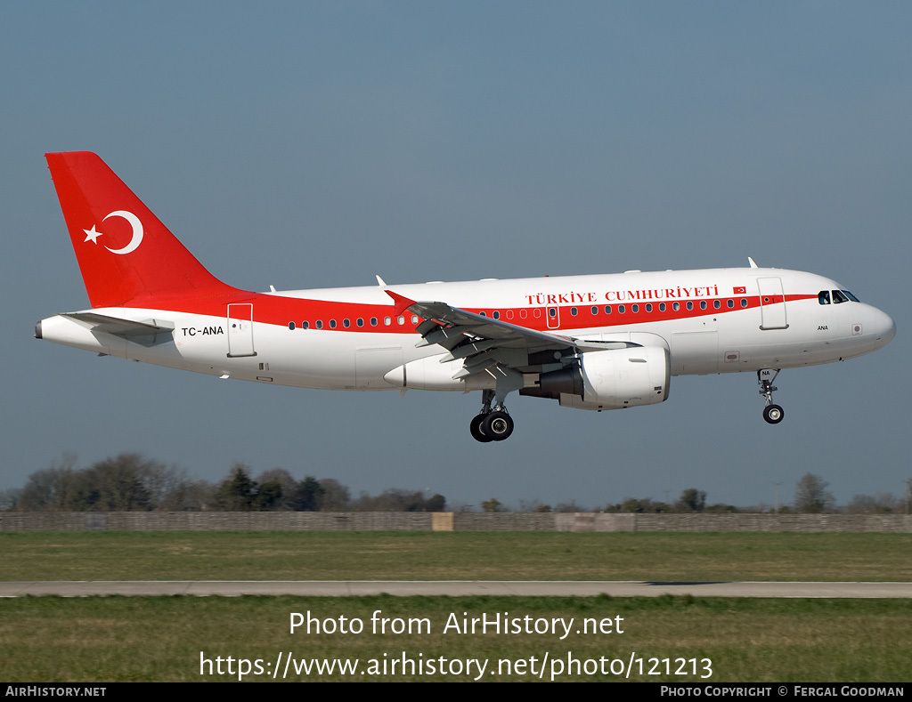 Aircraft Photo of TC-ANA | Airbus ACJ319 (A319-115/CJ) | Turkey Government | AirHistory.net #121213