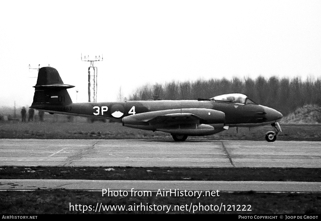 Aircraft Photo of VZ467 | Gloster Meteor F8 | UK - Air Force | Netherlands - Air Force | AirHistory.net #121222