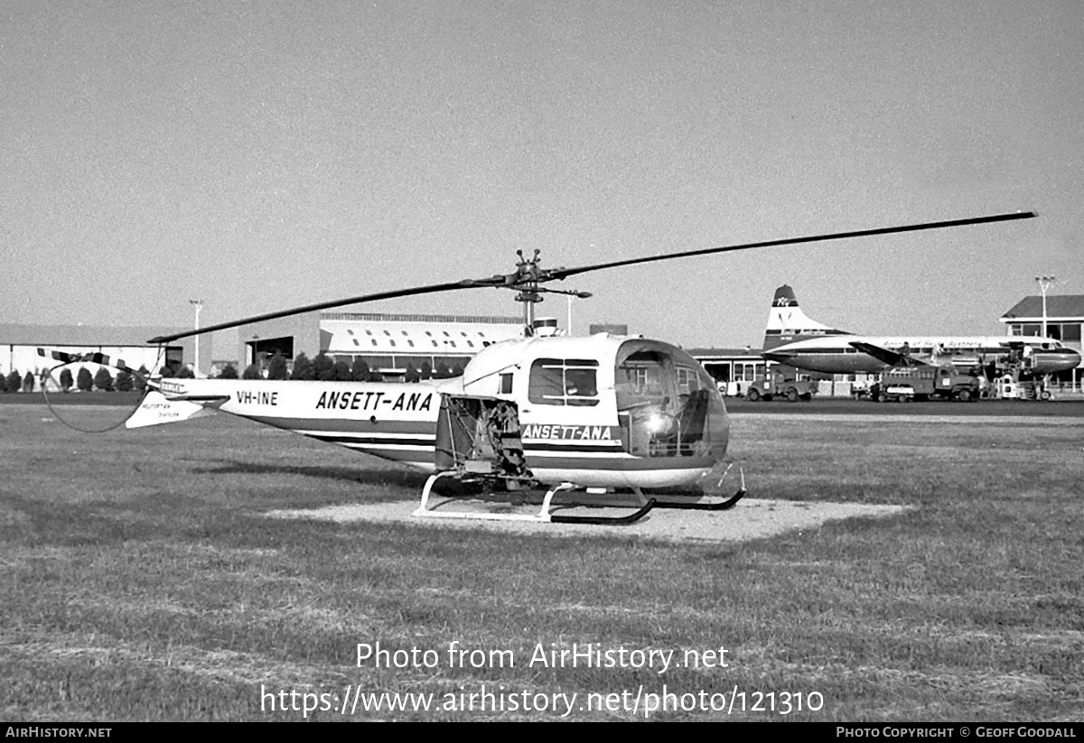 Aircraft Photo of VH-INE | Bell 47J Ranger | Ansett - ANA | AirHistory.net #121310