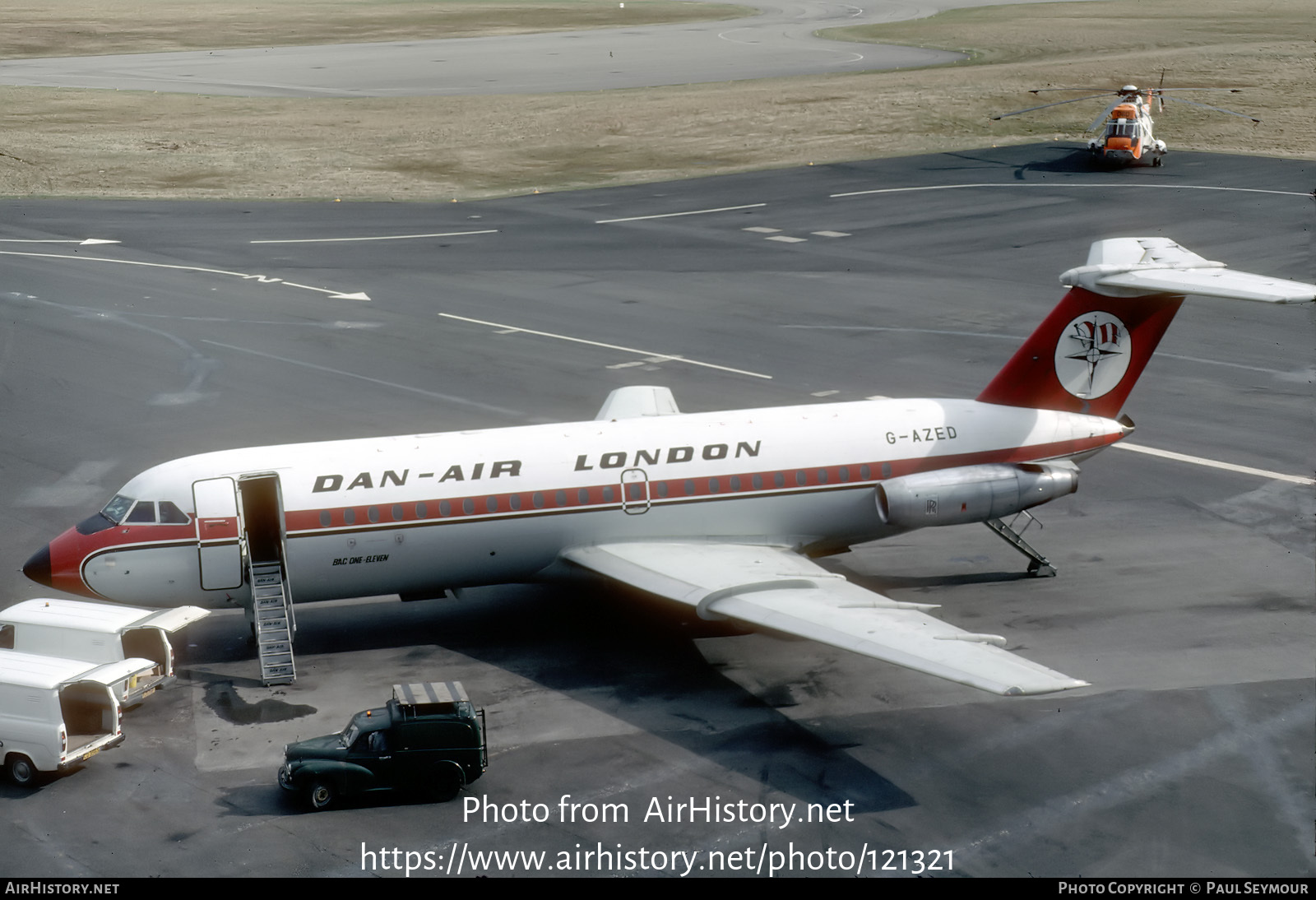 Aircraft Photo of G-AZED | BAC 111-414EG One-Eleven | Dan-Air London | AirHistory.net #121321