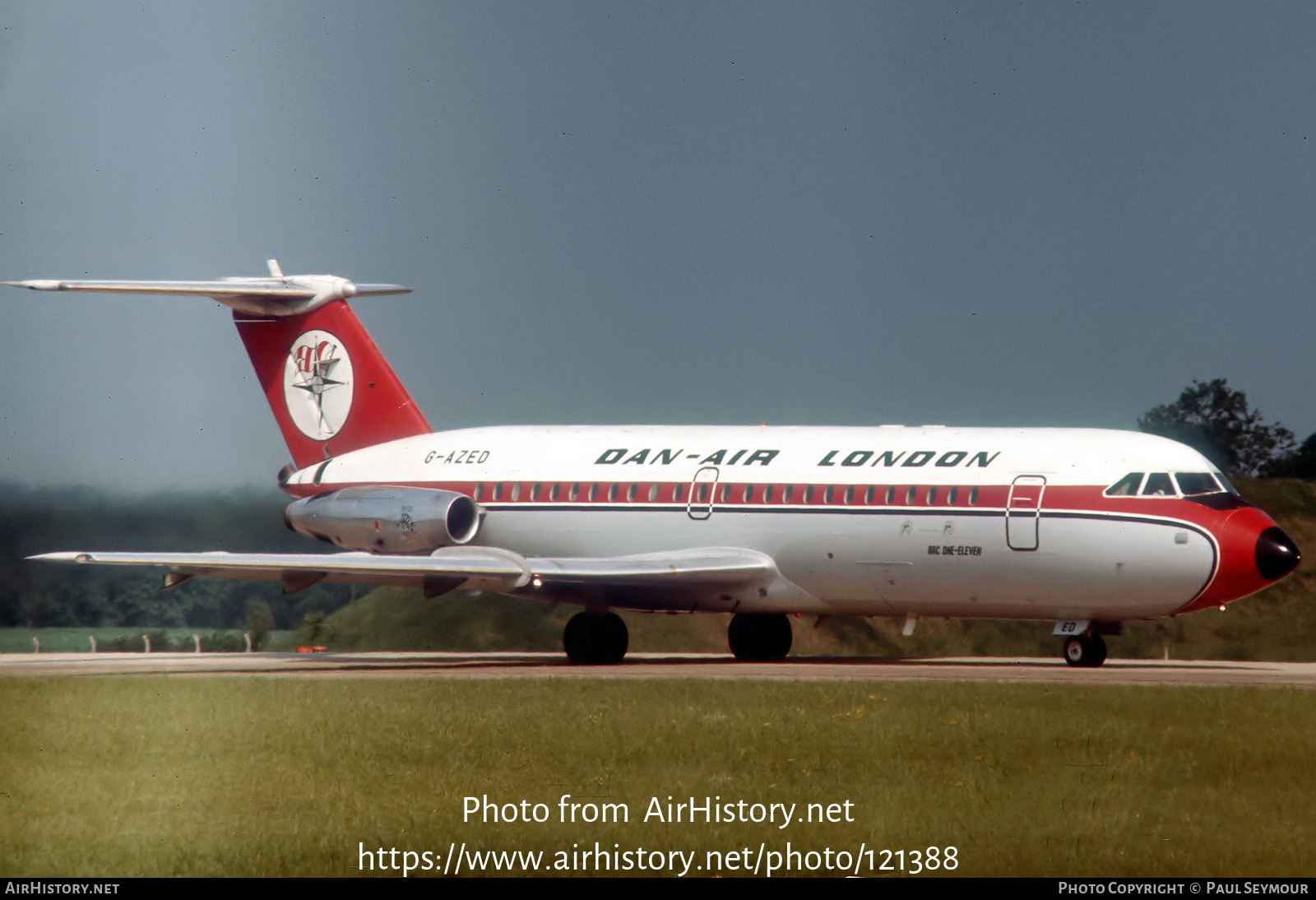 Aircraft Photo of G-AZED | BAC 111-414EG One-Eleven | Dan-Air London | AirHistory.net #121388