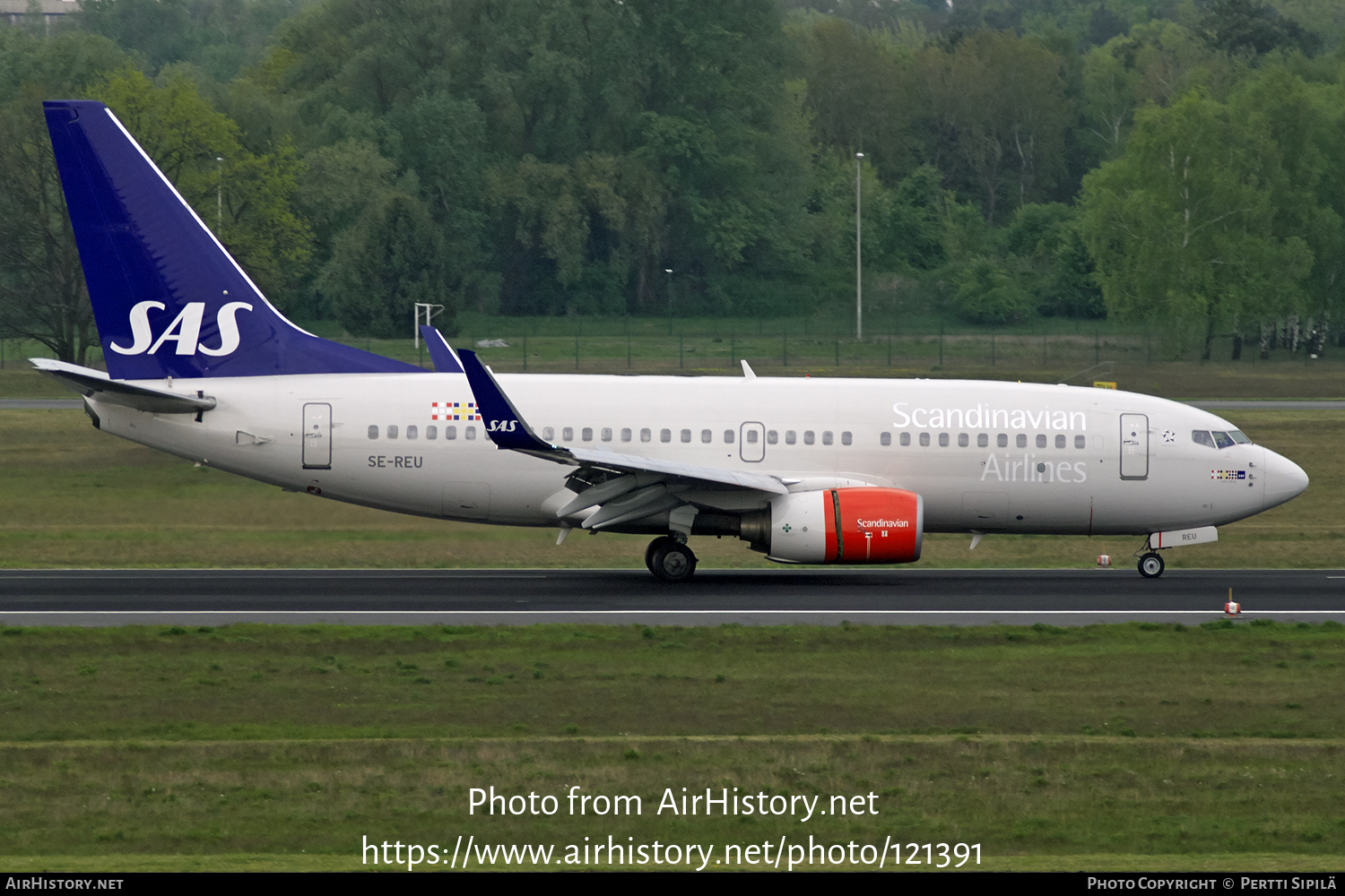 Aircraft Photo of SE-REU | Boeing 737-76N | Scandinavian Airlines - SAS | AirHistory.net #121391