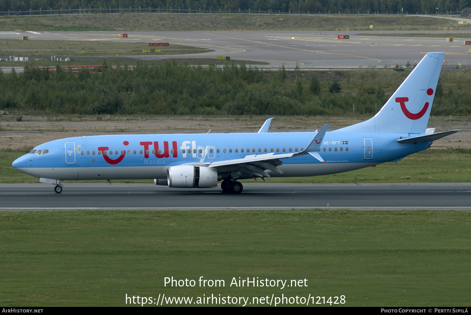 Aircraft Photo of SE-RFT | Boeing 737-8K5 | TUIfly Nordic | AirHistory.net #121428