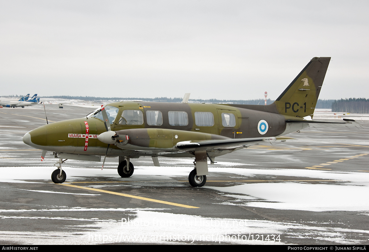 Aircraft Photo of PC-1 | Piper PA-31-350 Chieftain | Finland - Air Force | AirHistory.net #121434