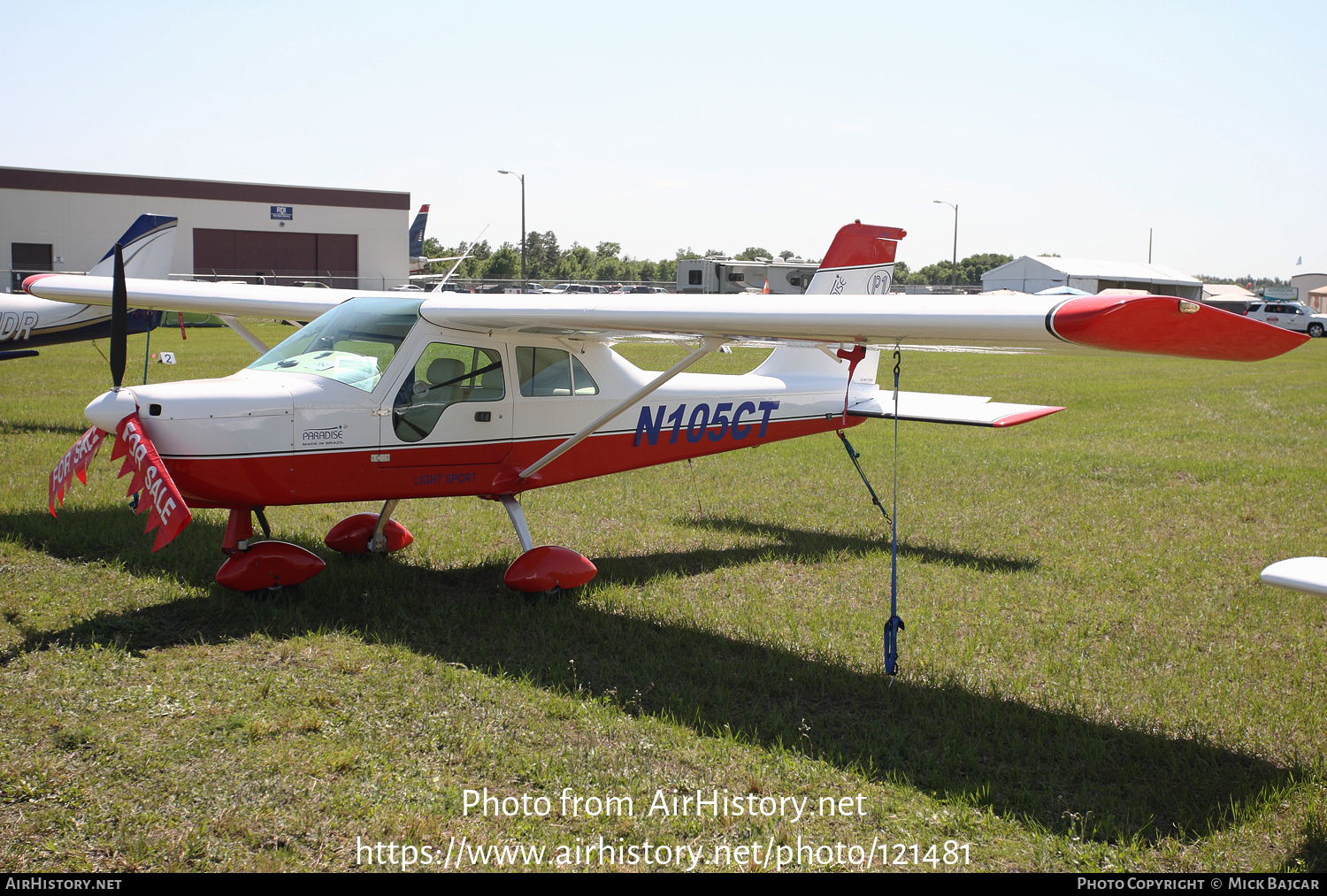 Aircraft Photo of N105CT | Paradise P1 SLSA PW | AirHistory.net #121481