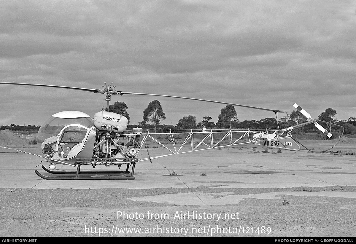 Aircraft Photo of VH-SKG | Bell 47G-3B-2 | Ordos | AirHistory.net #121489