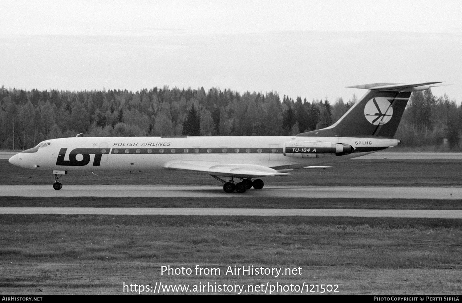 Aircraft Photo of SP-LHG | Tupolev Tu-134AK | LOT Polish Airlines - Polskie Linie Lotnicze | AirHistory.net #121502