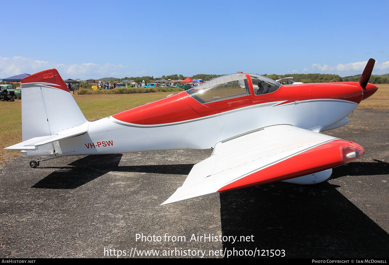 Aircraft Photo of VH-PSW | Van's RV-7 | AirHistory.net #121503