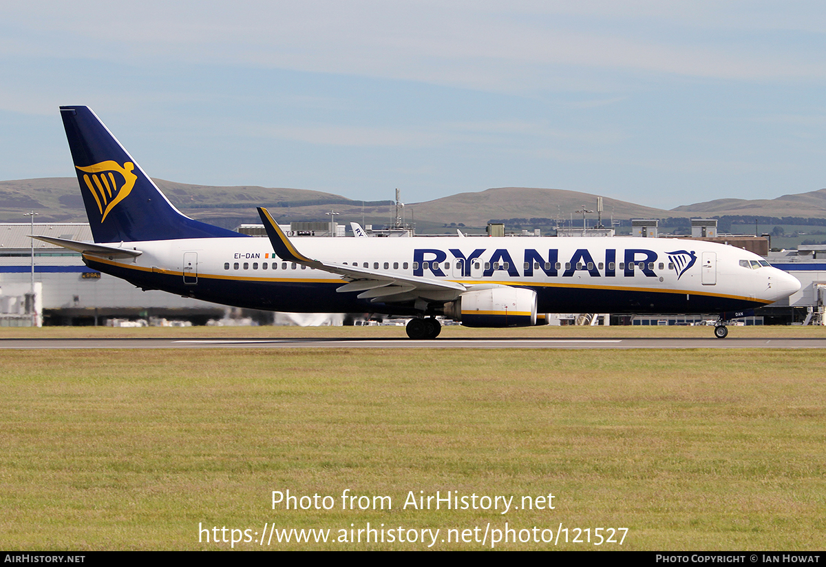 Aircraft Photo of EI-DAN | Boeing 737-8AS | Ryanair | AirHistory.net #121527