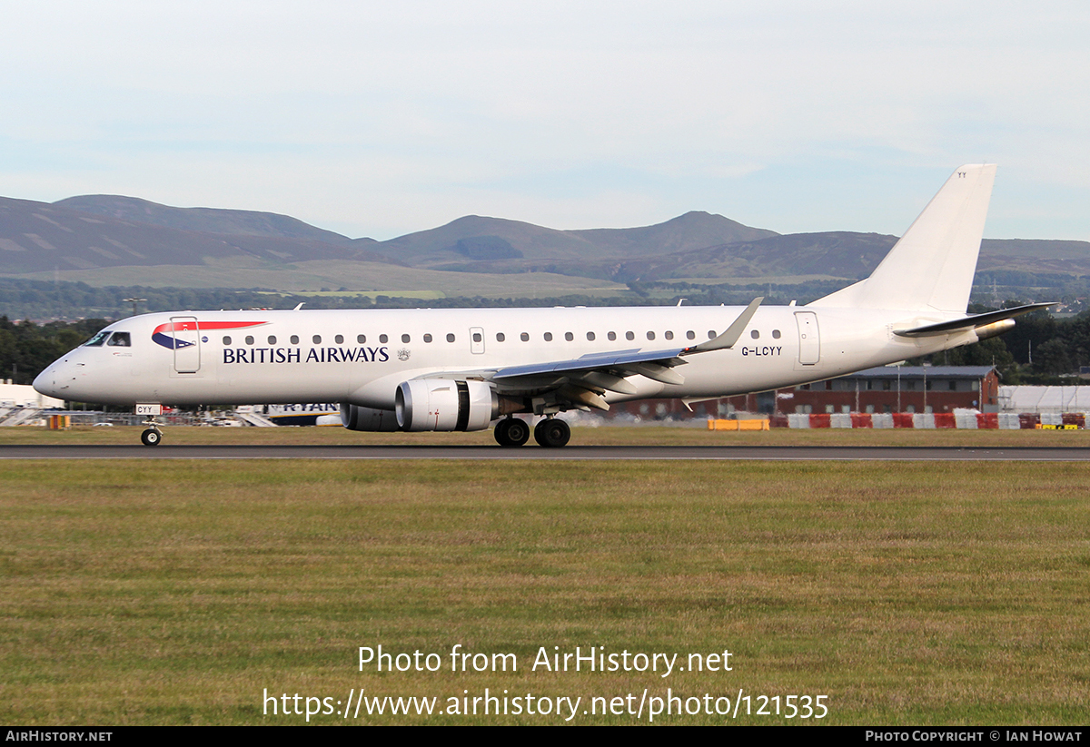 Aircraft Photo of G-LCYY | Embraer 190SR (ERJ-190-100SR) | British Airways | AirHistory.net #121535