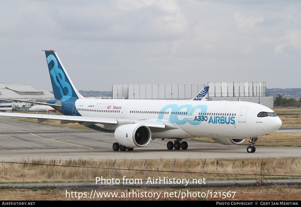 Aircraft Photo of F-WTTN | Airbus A330-941N | Airbus | AirHistory.net #121567