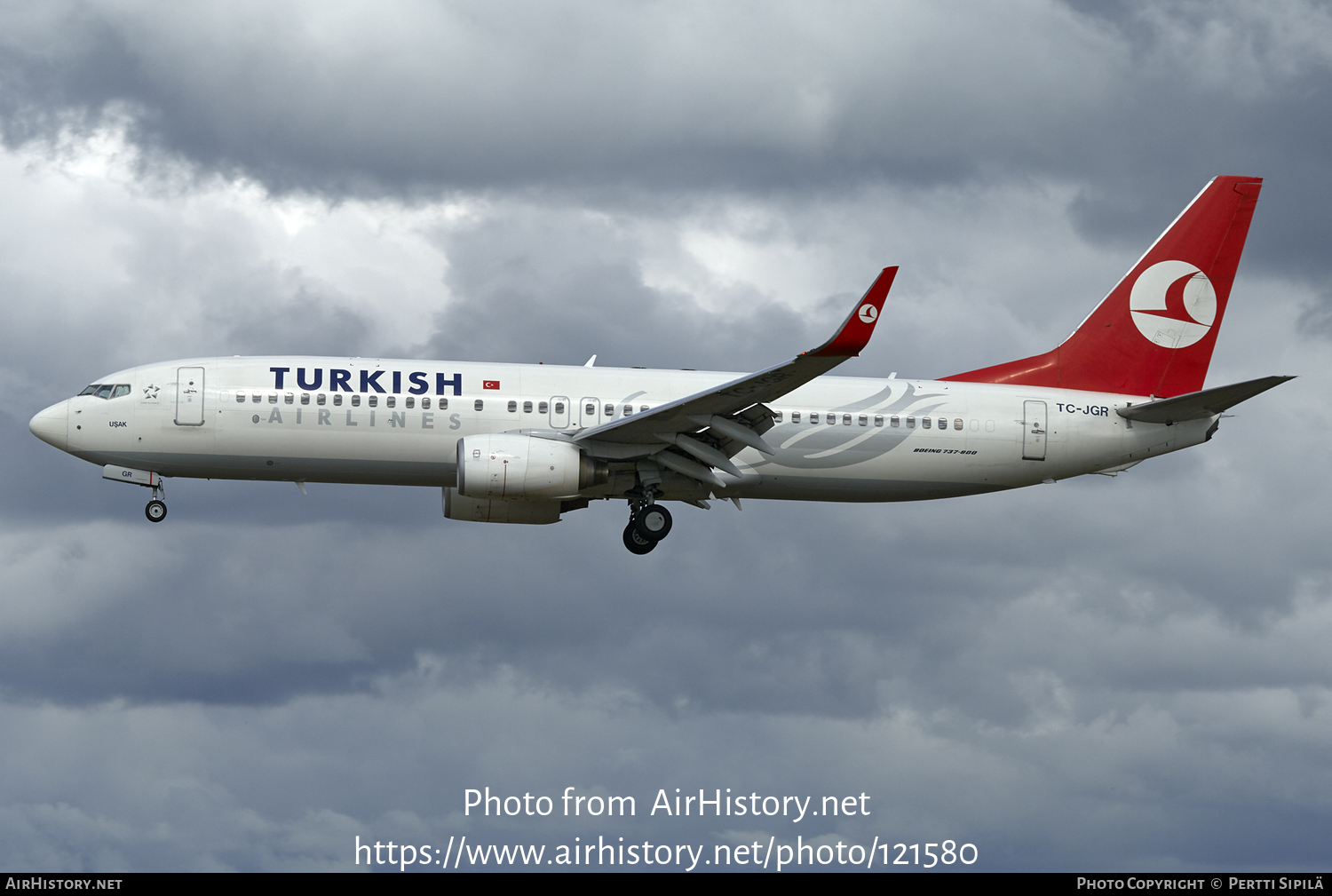 Aircraft Photo of TC-JGR | Boeing 737-8F2 | Turkish Airlines | AirHistory.net #121580