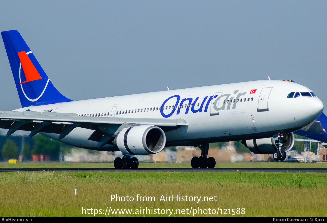 Aircraft Photo of TC-OAG | Airbus A300B4-605R | Onur Air | AirHistory.net #121588