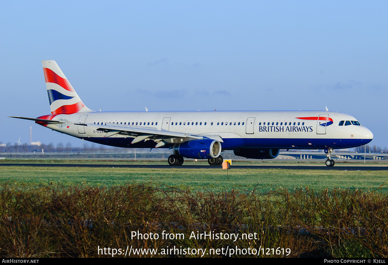 Aircraft Photo of G-EUXI | Airbus A321-231 | British Airways | AirHistory.net #121619