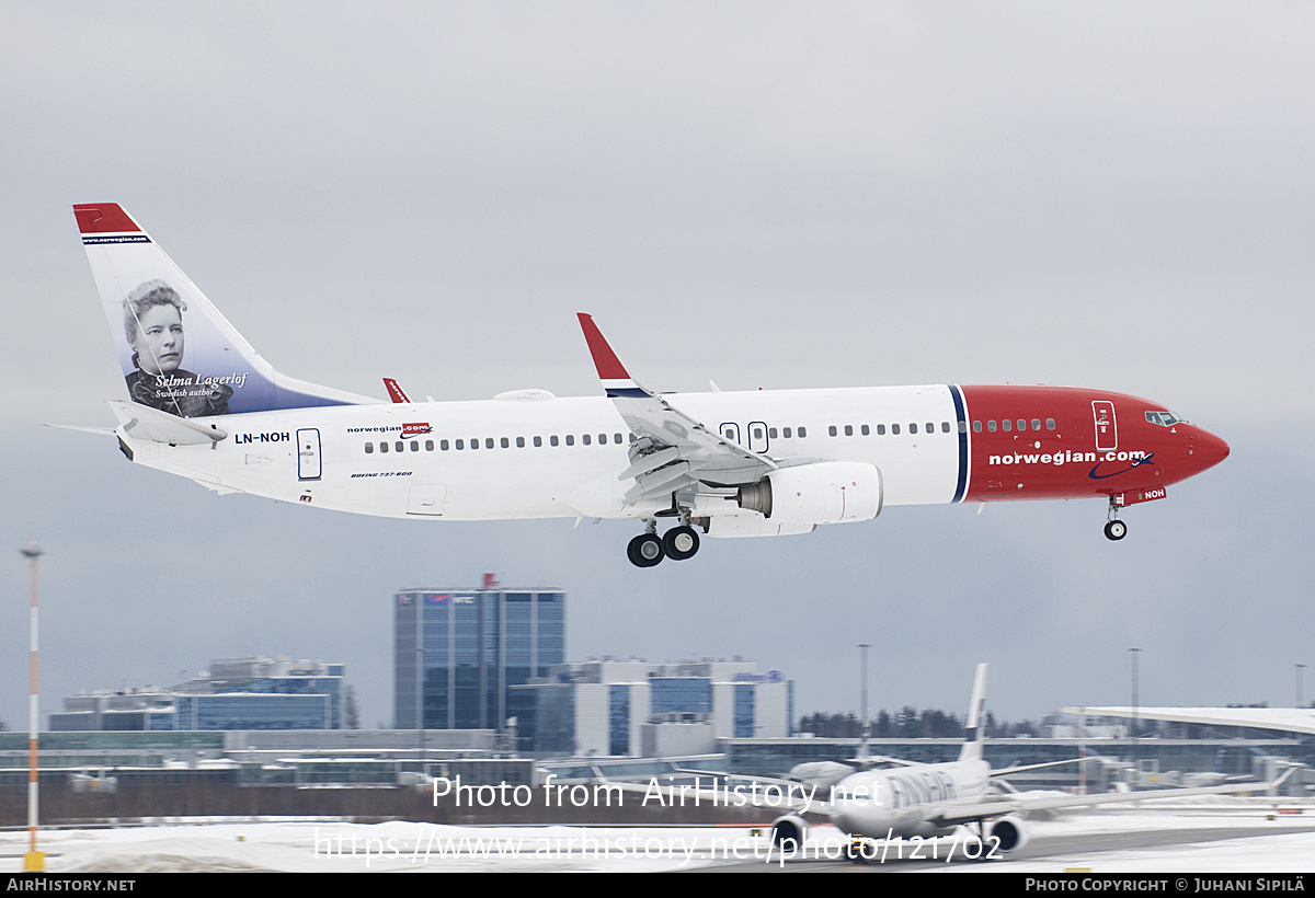 Aircraft Photo of LN-NOH | Boeing 737-86N | Norwegian | AirHistory.net #121702