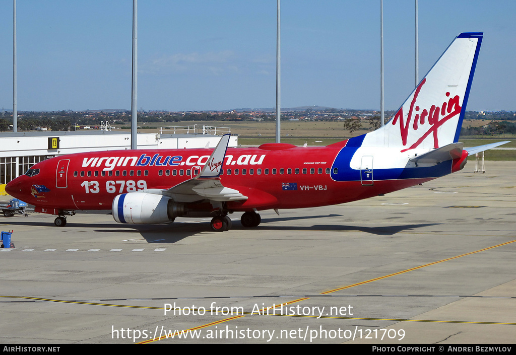 Aircraft Photo of VH-VBJ | Boeing 737-7Q8 | Virgin Blue Airlines | AirHistory.net #121709