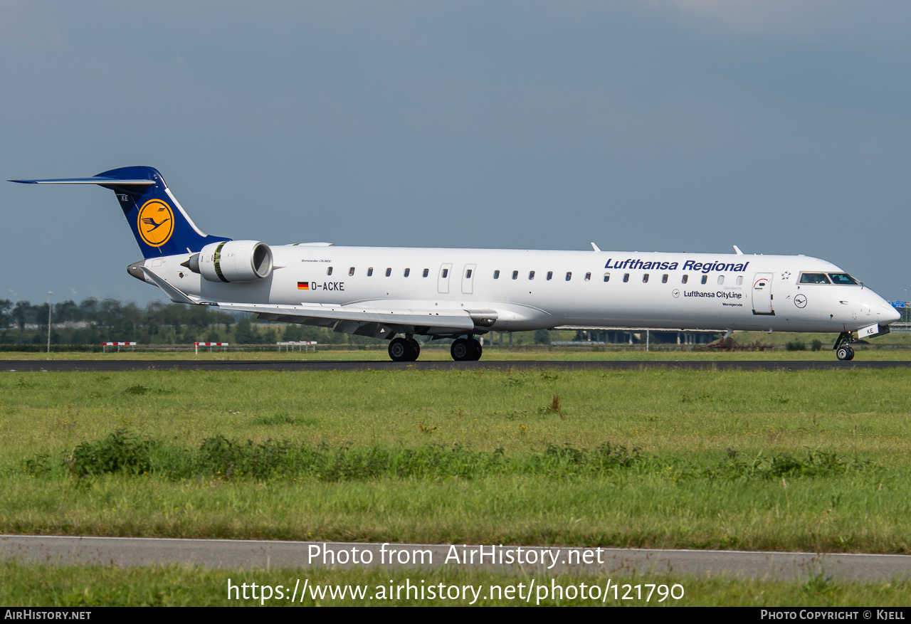 Aircraft Photo of D-ACKE | Bombardier CRJ-900ER (CL-600-2D24) | Lufthansa Regional | AirHistory.net #121790