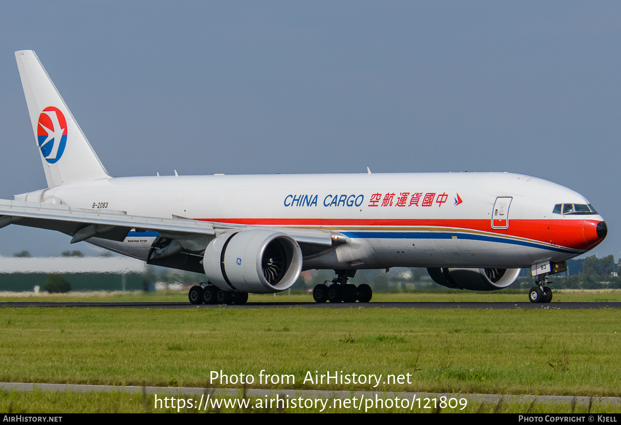 Aircraft Photo of B-2083 | Boeing 777-F6N | China Cargo Airlines | AirHistory.net #121809