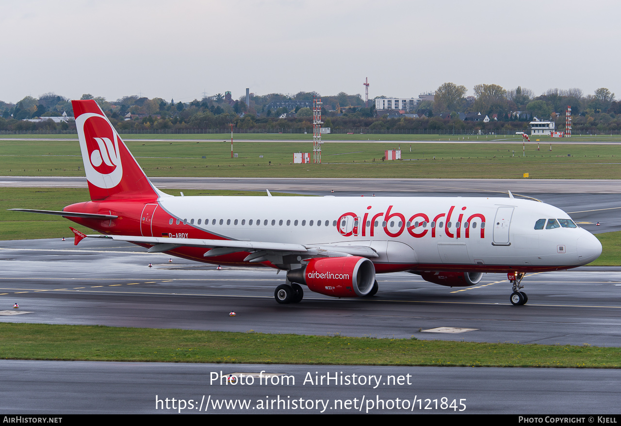 Aircraft Photo of D-ABDY | Airbus A320-214 | Air Berlin | AirHistory.net #121845