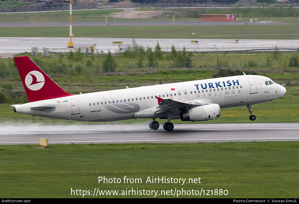 Aircraft Photo of TC-JPK | Airbus A320-232 | Turkish Airlines | AirHistory.net #121880