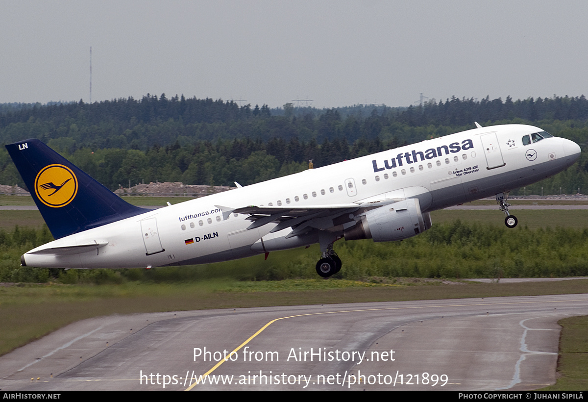 Aircraft Photo of D-AILN | Airbus A319-114 | Lufthansa | AirHistory.net #121899