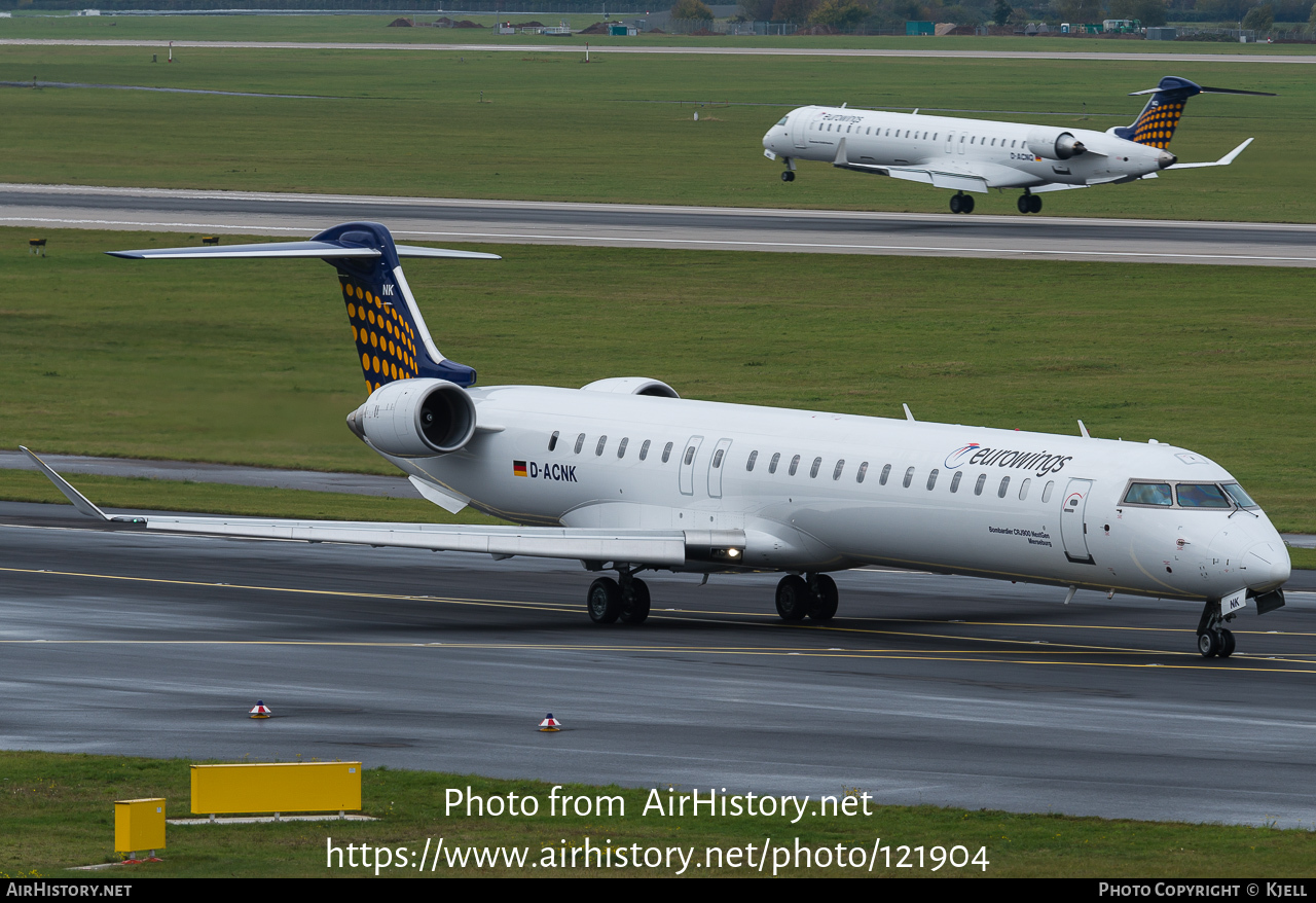 Aircraft Photo of D-ACNK | Bombardier CRJ-900LR NG (CL-600-2D24) | Eurowings | AirHistory.net #121904