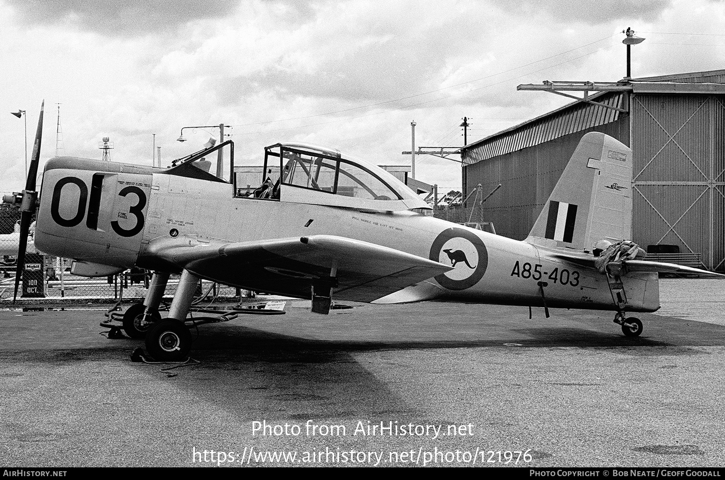 Aircraft Photo of A85-403 | Commonwealth CA-25 Winjeel | Australia - Air Force | AirHistory.net #121976