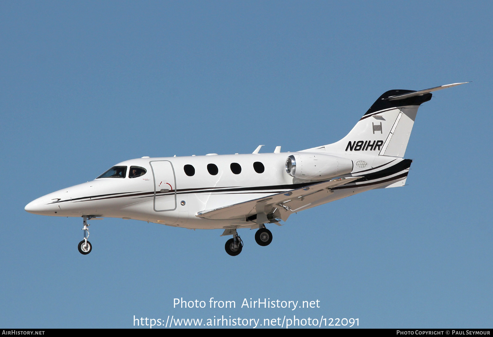Aircraft Photo of N81HR | Raytheon 390 Premier IA | AirHistory.net #122091