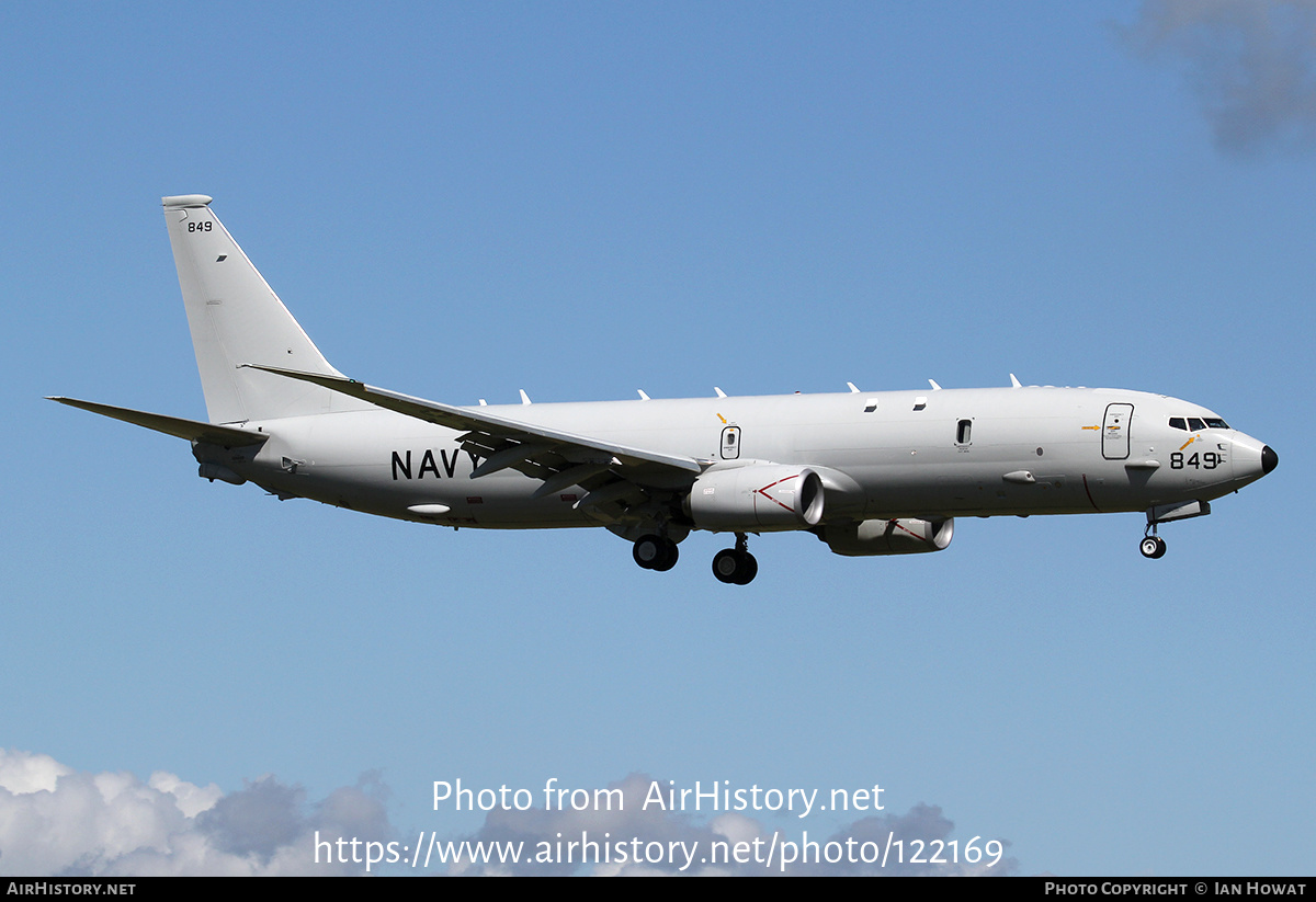 Aircraft Photo of 168849 / 849 | Boeing P-8A Poseidon | USA - Navy | AirHistory.net #122169