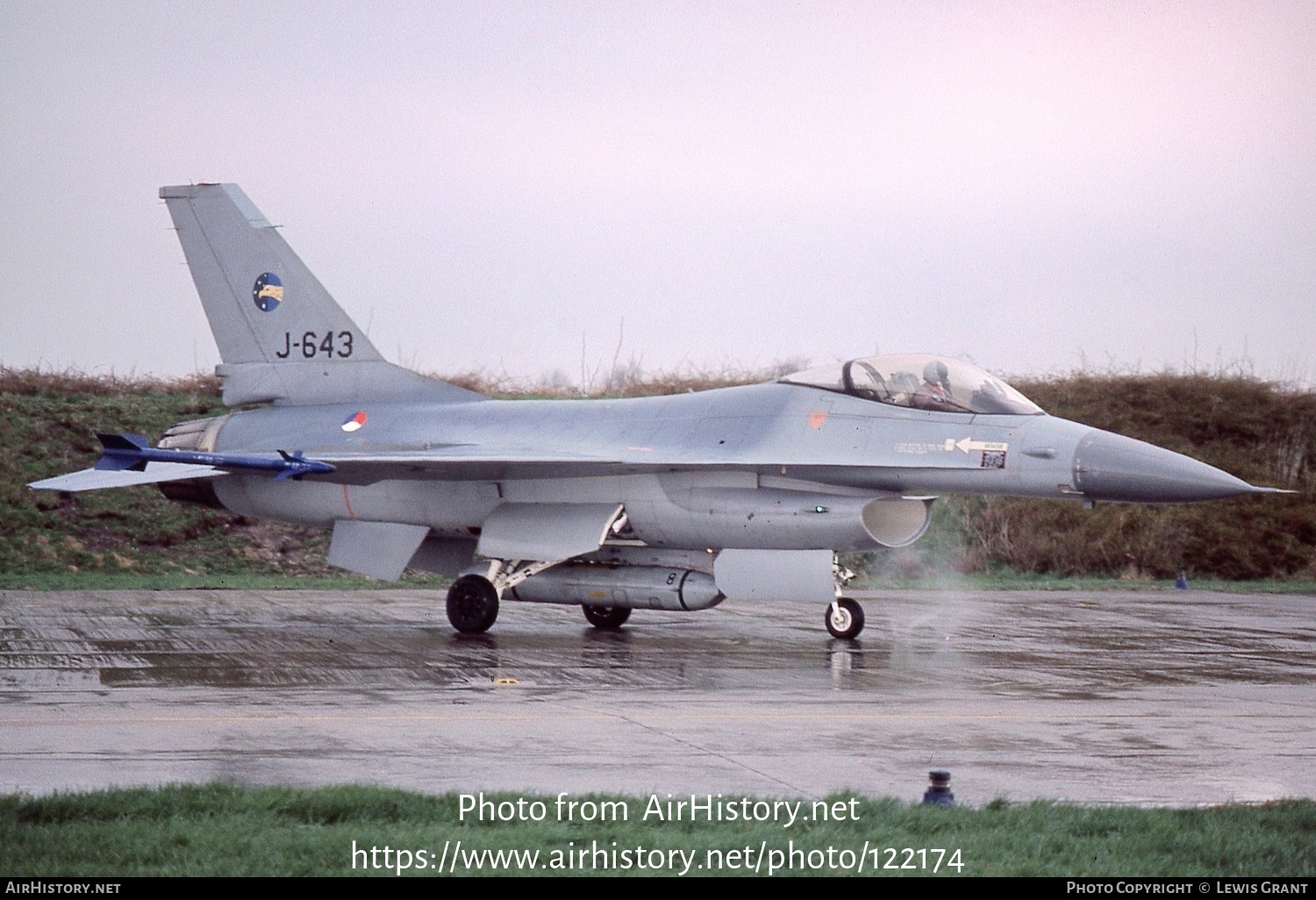 Aircraft Photo of J-643 | General Dynamics F-16A Fighting Falcon | Netherlands - Air Force | AirHistory.net #122174