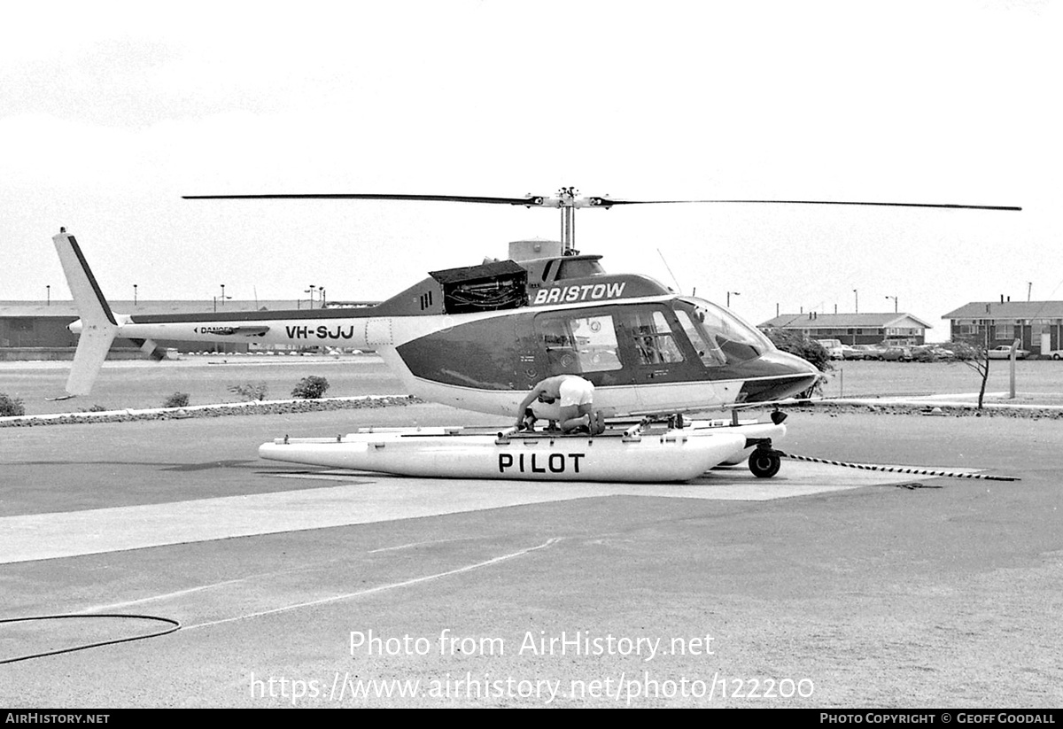 Aircraft Photo of VH-SJJ | Bell 206A JetRanger | Bristow Helicopters | AirHistory.net #122200