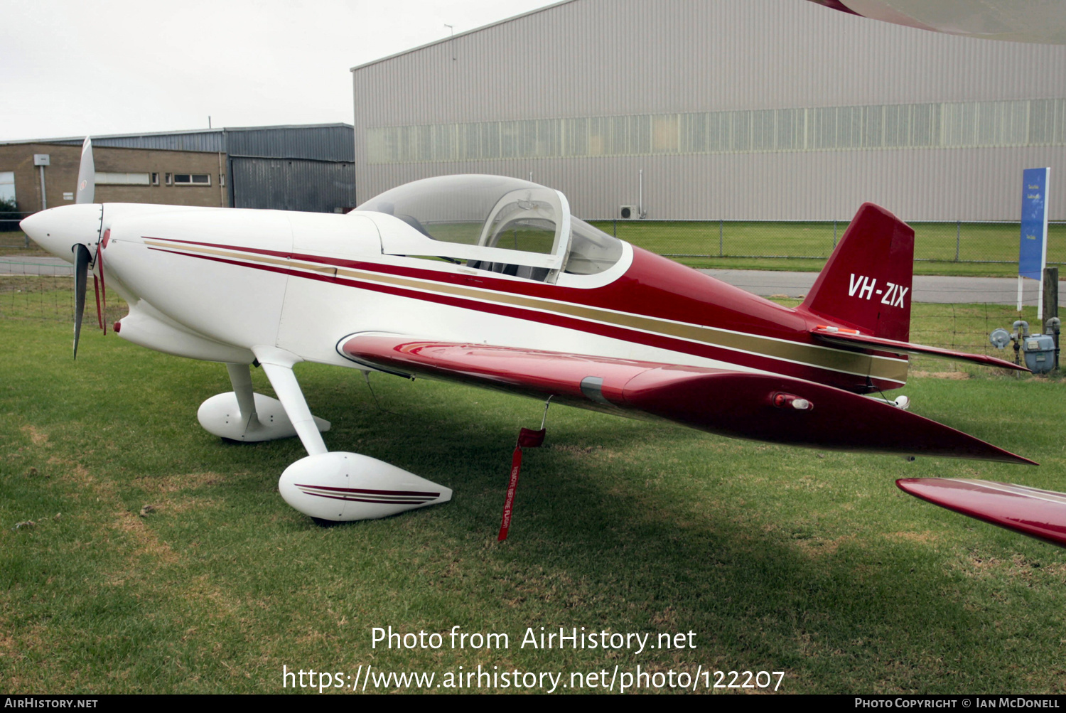 Aircraft Photo of VH-ZIX | Van's RV-6 | AirHistory.net #122207