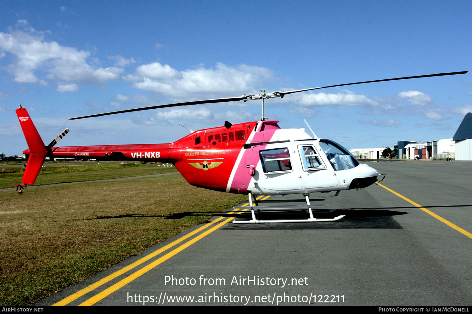 Aircraft Photo of VH-NXB | Bell 206B-3 JetRanger III | Becker Helicopters | AirHistory.net #122211