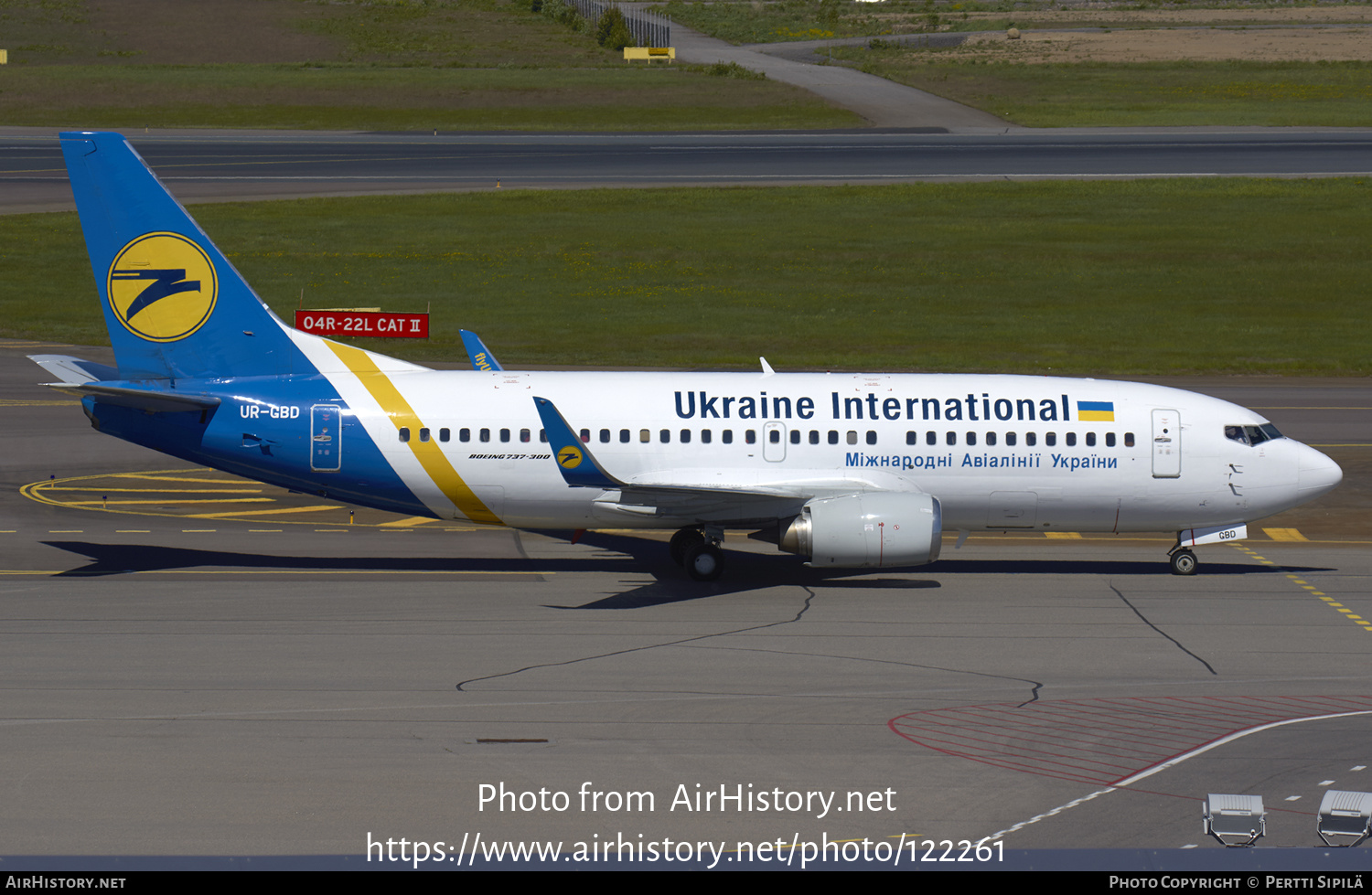 Aircraft Photo of UR-GBD | Boeing 737-36Q | Ukraine International Airlines | AirHistory.net #122261