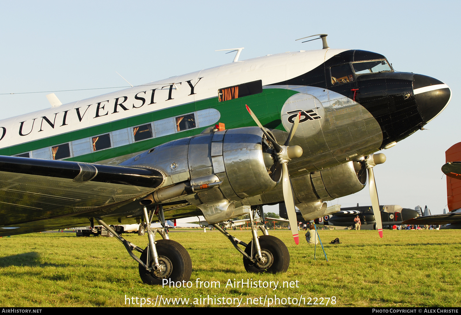 Aircraft Photo of N7AP | Douglas DC-3(C) | Ohio University | AirHistory.net #122278