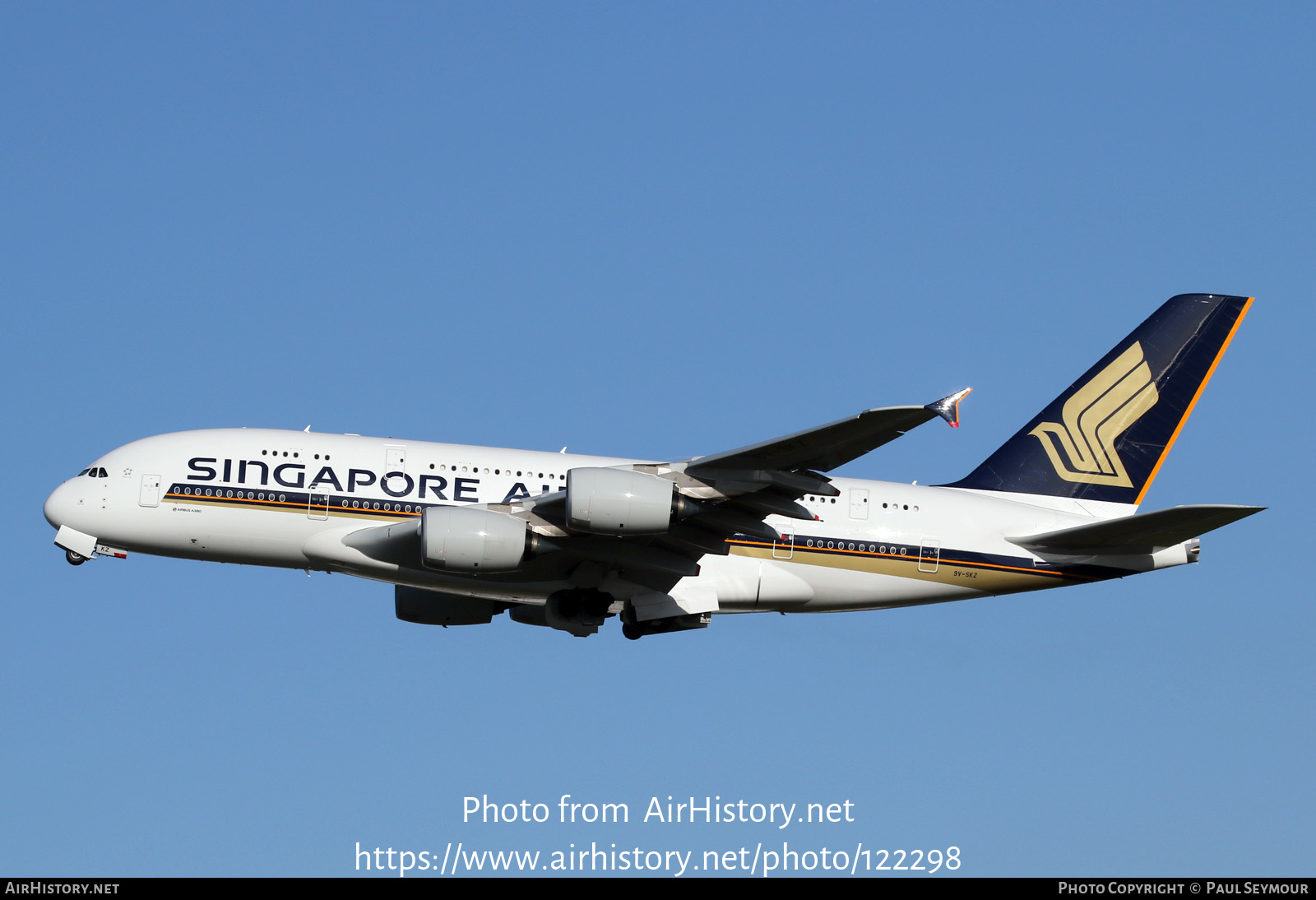 Aircraft Photo of 9V-SKZ | Airbus A380-841 | Singapore Airlines | AirHistory.net #122298