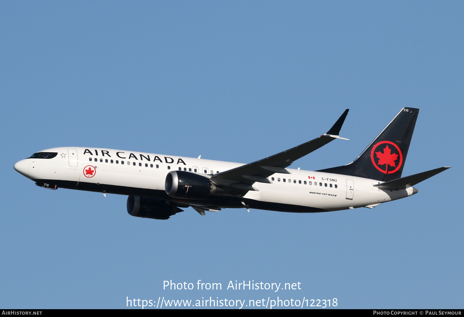 Aircraft Photo of C-FSNU | Boeing 737-8 Max 8 | Air Canada | AirHistory.net #122318