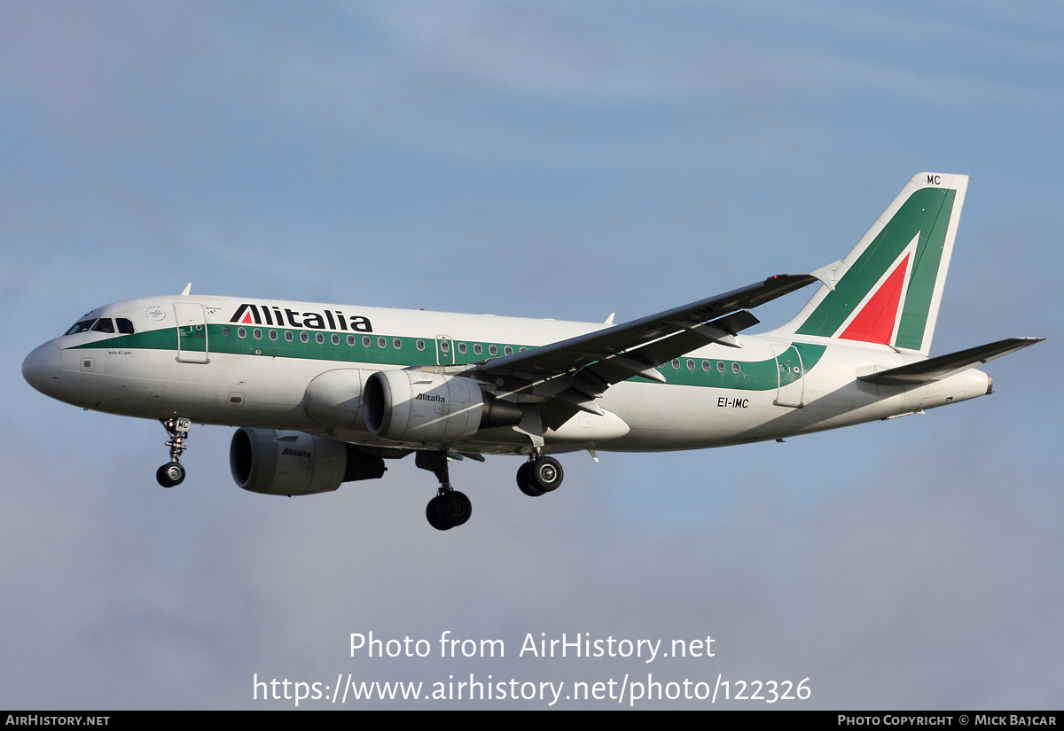 Aircraft Photo of EI-IMC | Airbus A319-112 | Alitalia | AirHistory.net #122326