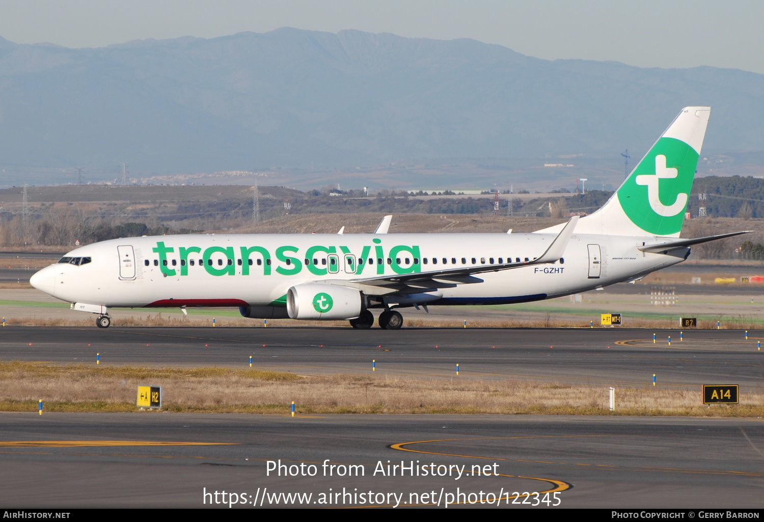 Aircraft Photo of F-GZHT | Boeing 737-8K2 | Transavia | AirHistory.net #122345