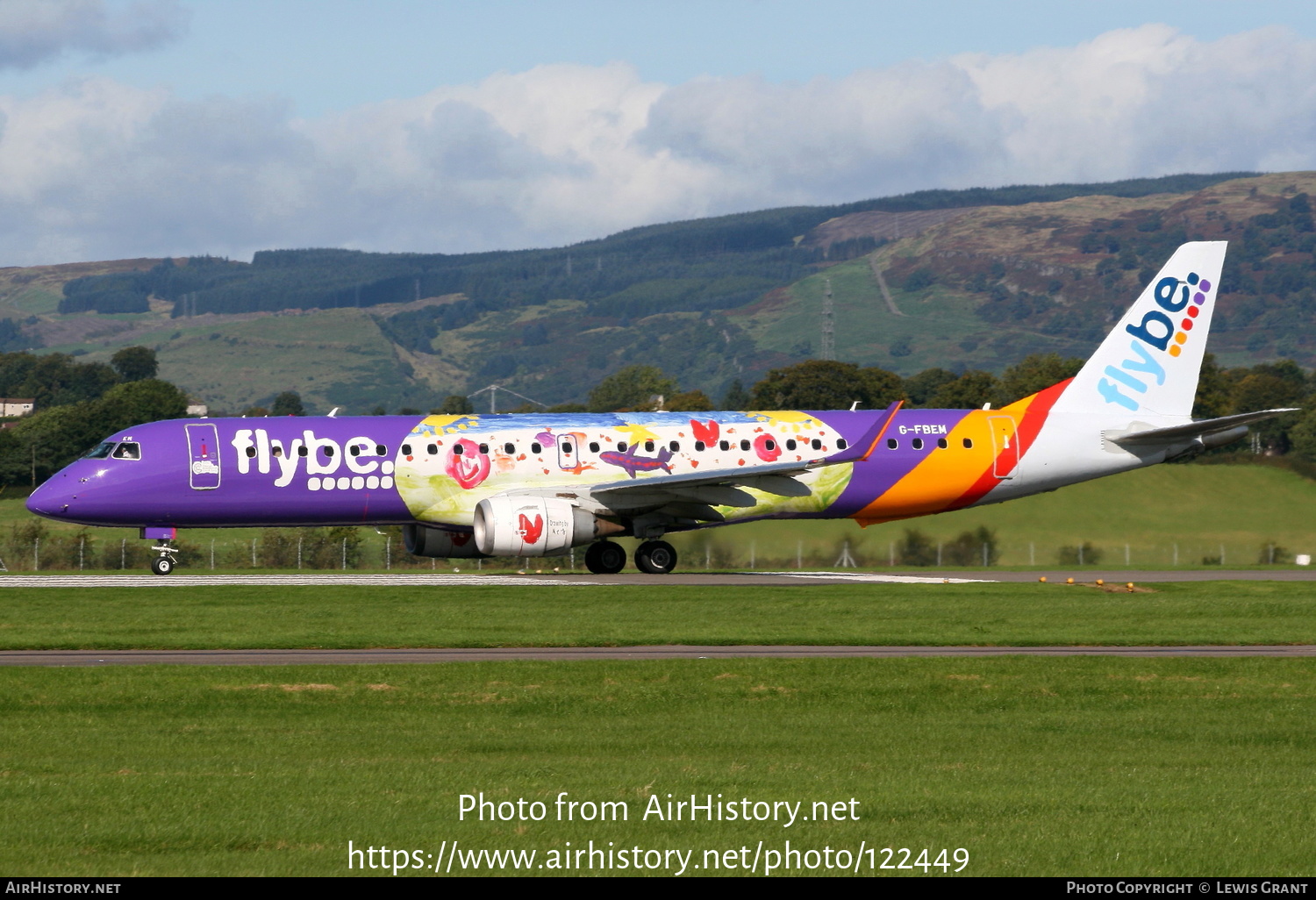 Aircraft Photo of G-FBEM | Embraer 195LR (ERJ-190-200LR) | Flybe | AirHistory.net #122449